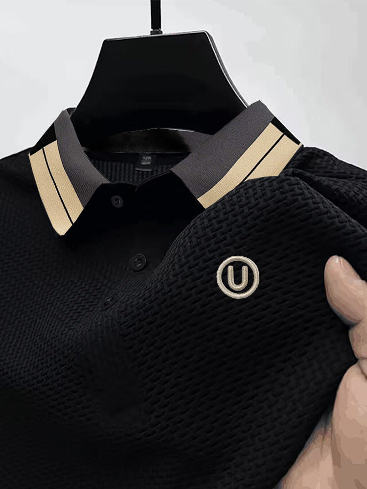 Men's High-end Mesh Ice Silk T-Shirt