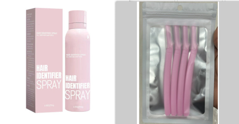 Hair Identifier Spray Set Face Shaving Skin Care