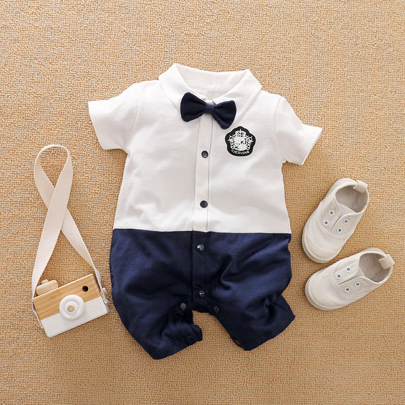 Gentleman's Baby Clothes, Long-sleeved Romper