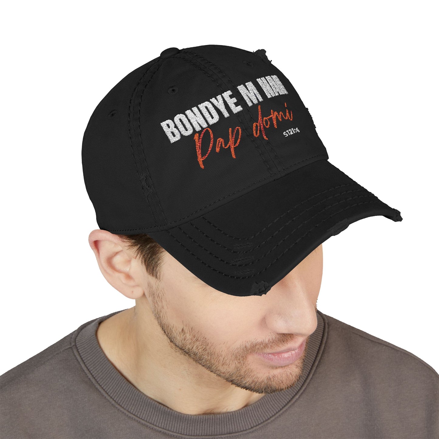 Good Looking Hat "Bondye m nan pap Domi"