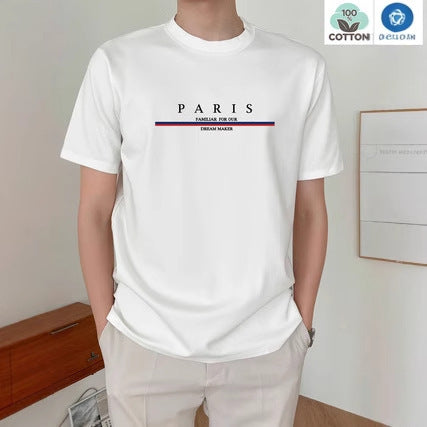 Men's Short-sleeved T-shirt Pure Cotton