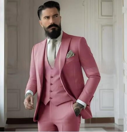 Men's Slim Fit Business Suit Set