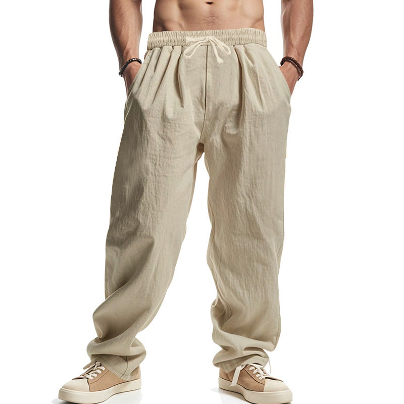 Linen Hip Hop Wide Legs Trousers