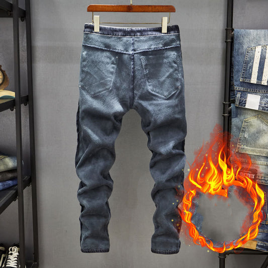 Slim-fitting Simple Men's Jeans