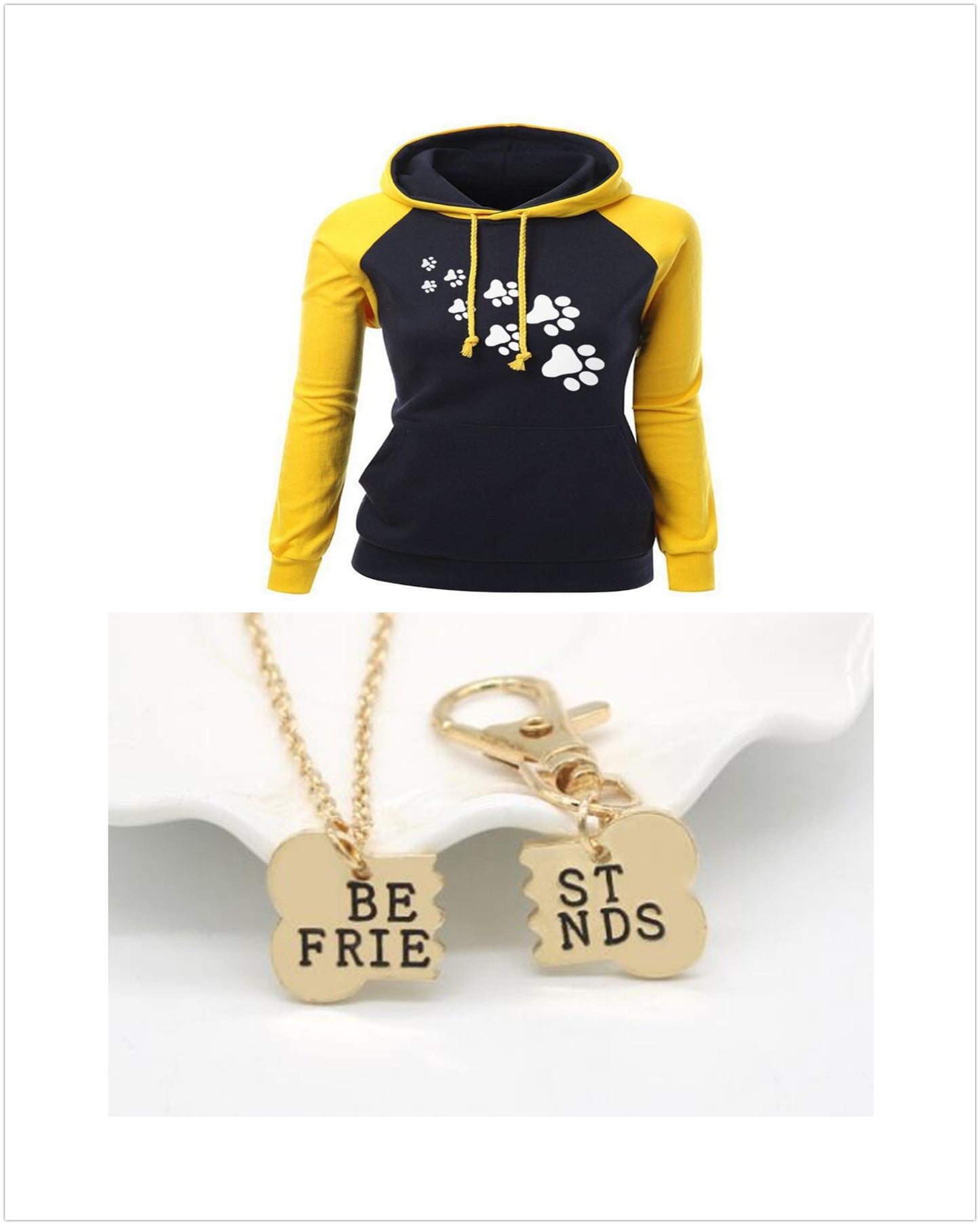 Doggie Paw Comfy hooded Jacket