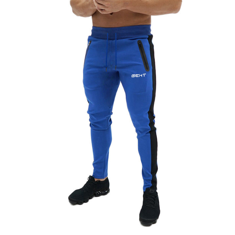 Men's Sports and leisure light board slim fitness pants