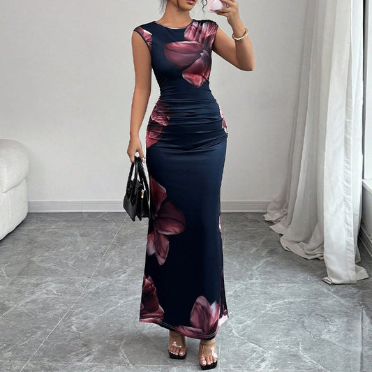 Slim Sleeveless One-step Skirt Dress