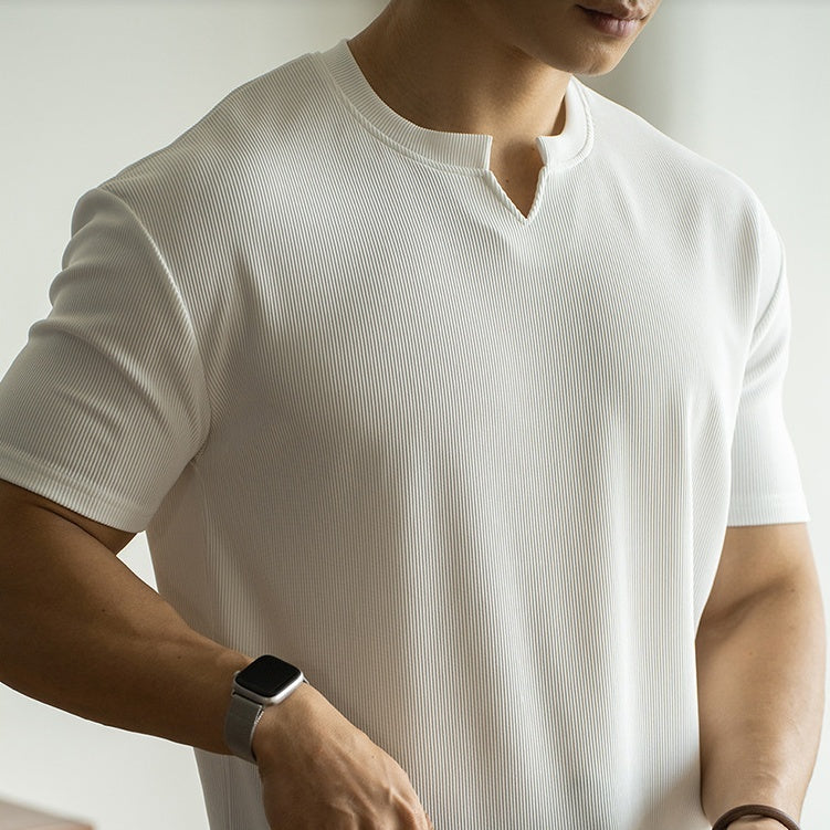Smooth Silk Loose Commuter T-Shirt