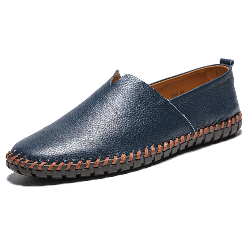 Beautiful Men's Gommino Layer Leather Slip-on