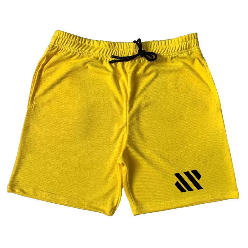 Metal Silk Fabric Sports Shorts
