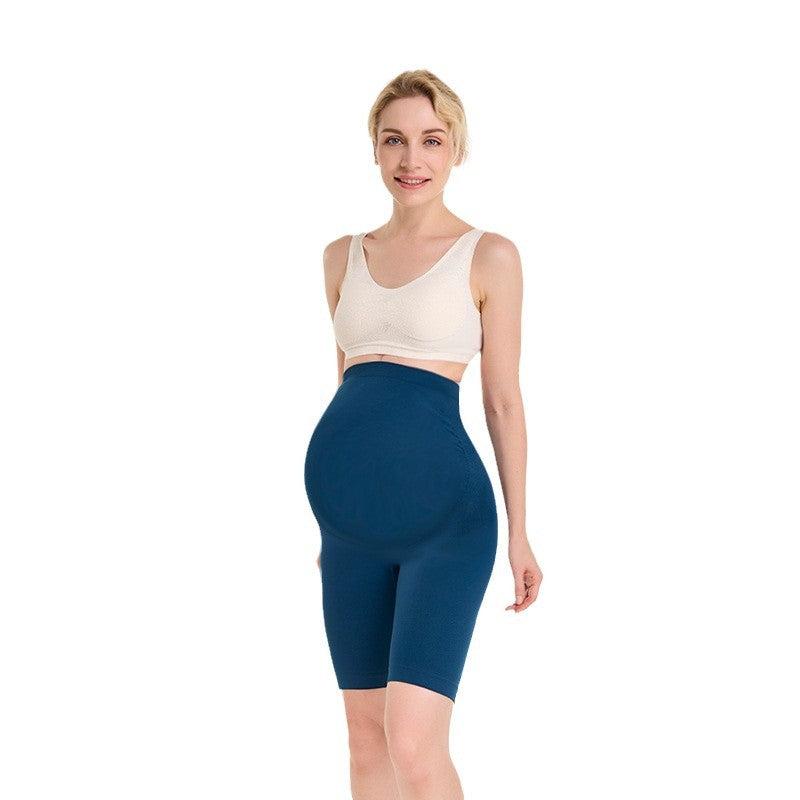 Hip Lifting Pregnant Knitted Elastic Belly Contracting Women Pants