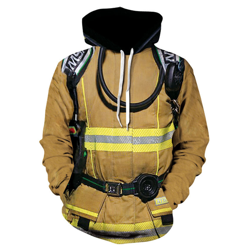 Men's Long-sleeved Pullover Hoodie