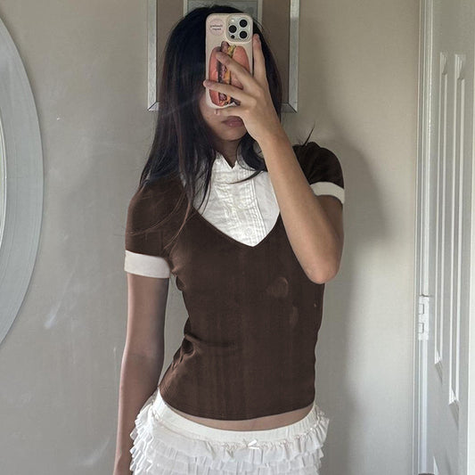 American Retro Polo T-shirt