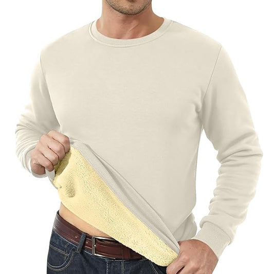 Men's Fleece Lined Padded Warm Keeping Sweatshirts