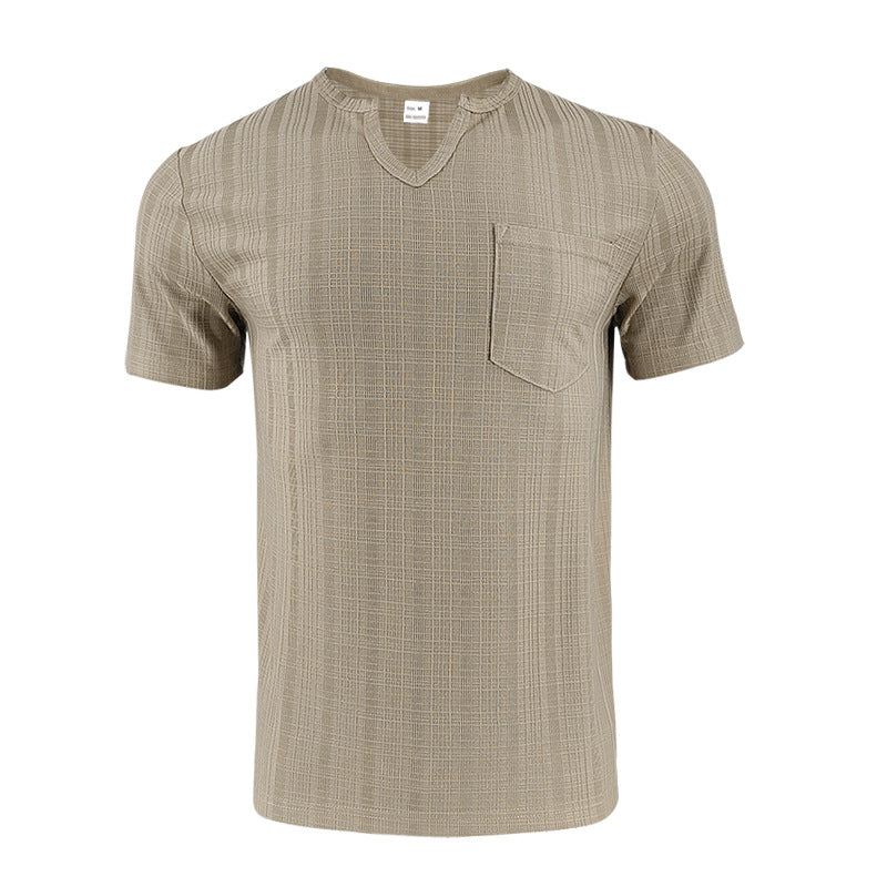Artificial Linen Bamboo Loose Sleeve T-Shirt