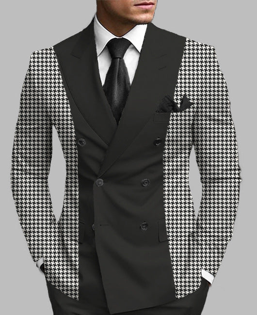 Men's Posterior Median Split Suit Jacket