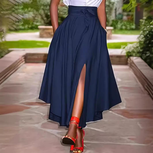 Women's Midi Skirt Ruffled Skirt