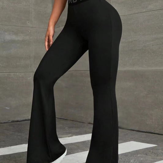 Slimming Belly Contracting Wide Fitness Leg Pants