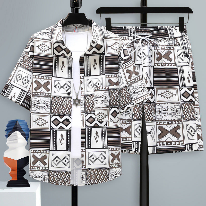 Men's Cool Shorts Two-piece Set