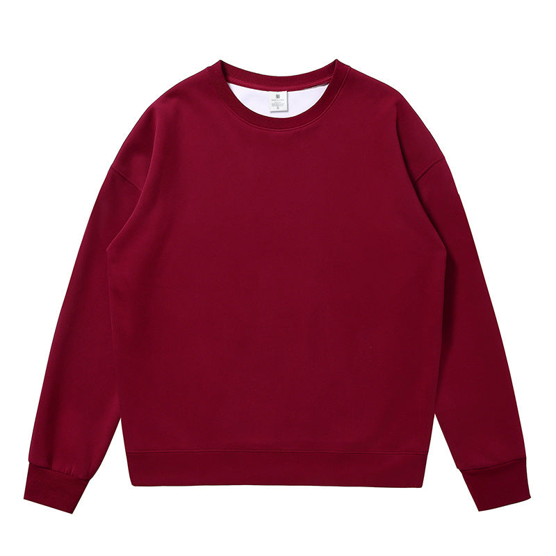 Non-gender Earth Color Round Neck Sweatshirts