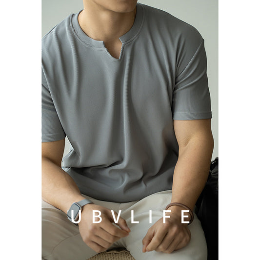 Smooth Silk Loose Commuter T-Shirt