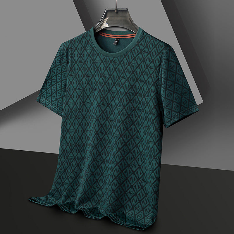 Men's Jacquard Sleeve Cool Fashion Brand