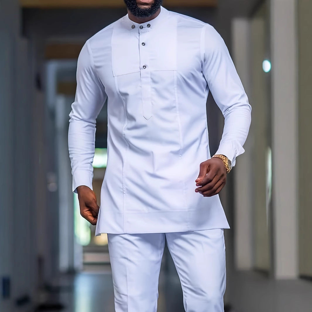 African Ethnic Style Men's Fashion Long Sleeve