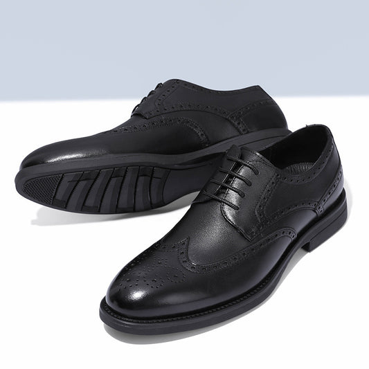 Brogue Leather Shoes Men