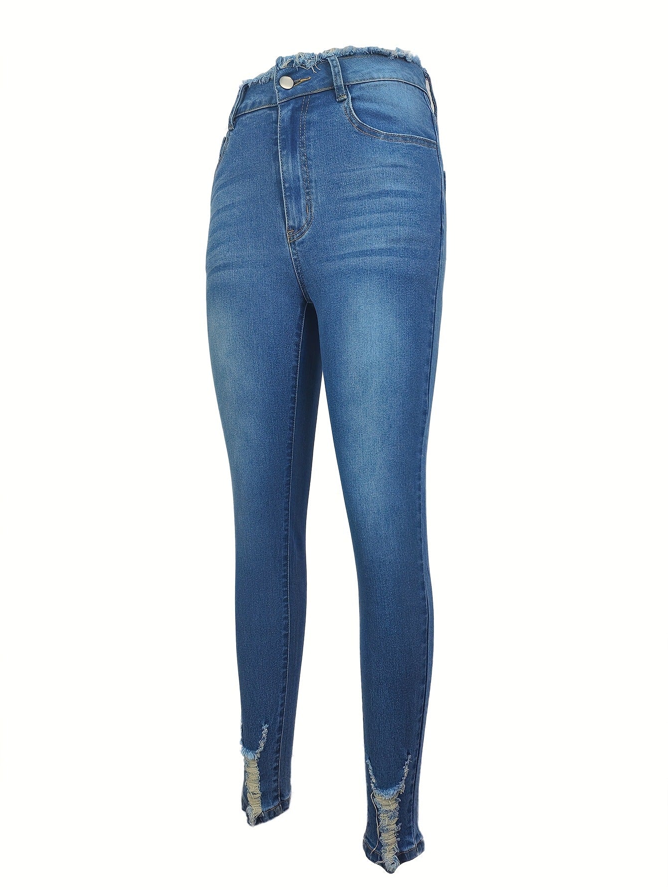 Classic High Waist Sexy Slim Elastic Jeans