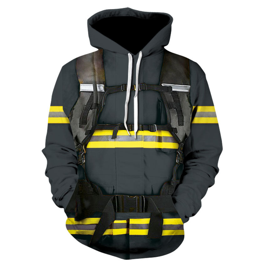 Men's Long-sleeved Pullover Hoodie