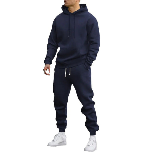 Men's Sports Hoodie With Gridles Pants