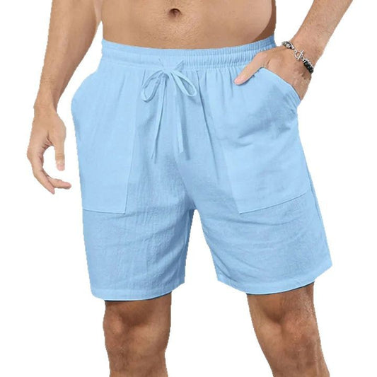 Men's Casual Cotton Linen Shorts