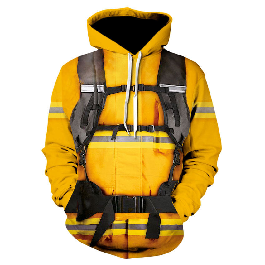 Men's Long-sleeved Pullover Hoodie