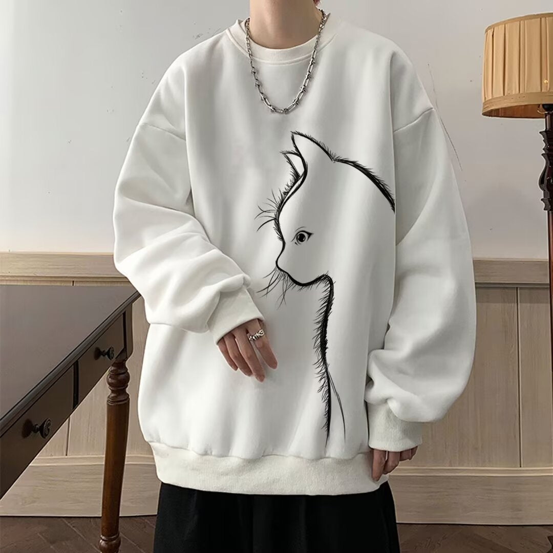 Men's Round Neck Long Sleeve Sweater