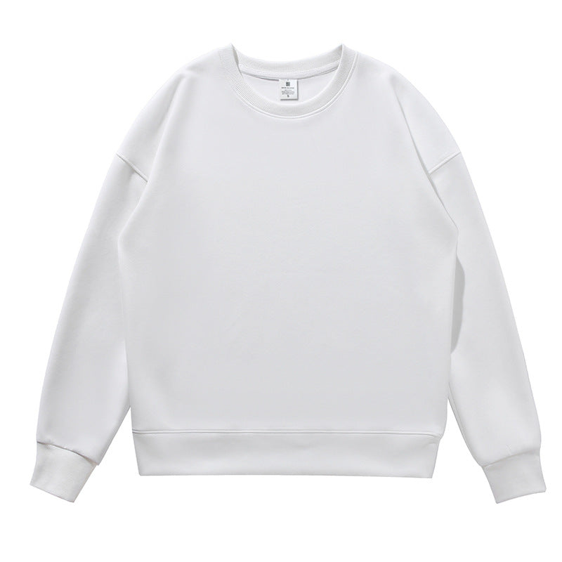 Non-gender Earth Color Round Neck Sweatshirts