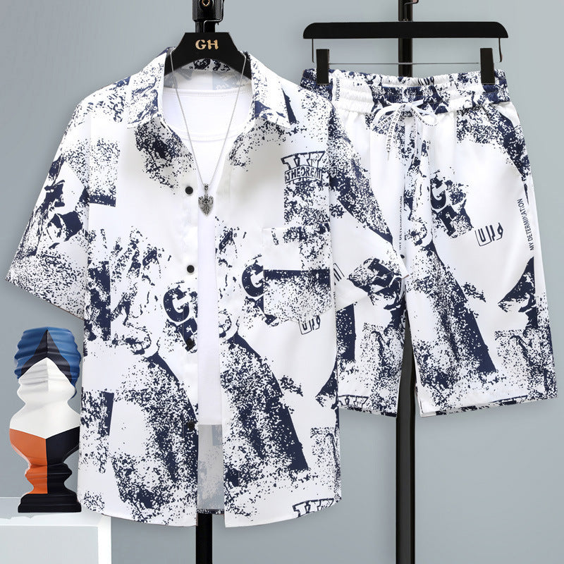 Men's Cool Shorts Two-piece Set