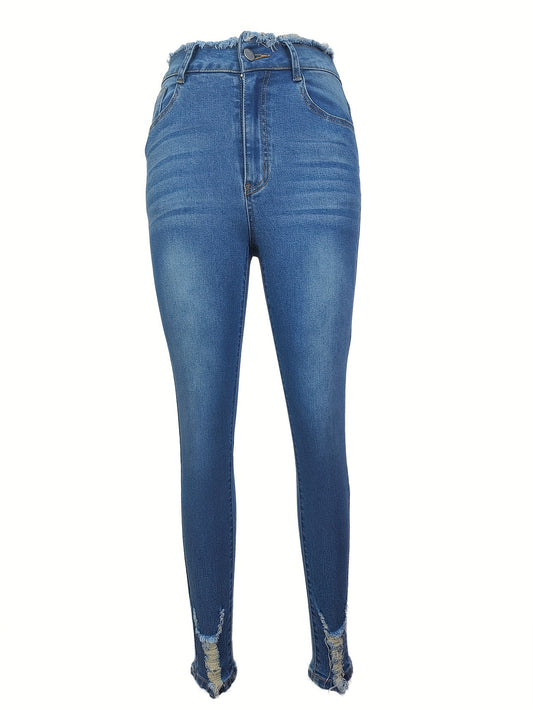 Classic High Waist Sexy Slim Elastic Jeans