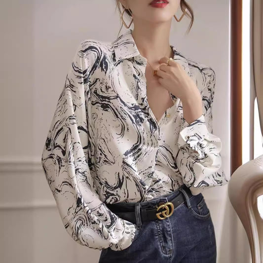 Beautiful Western Style Long Sleeve Shirt