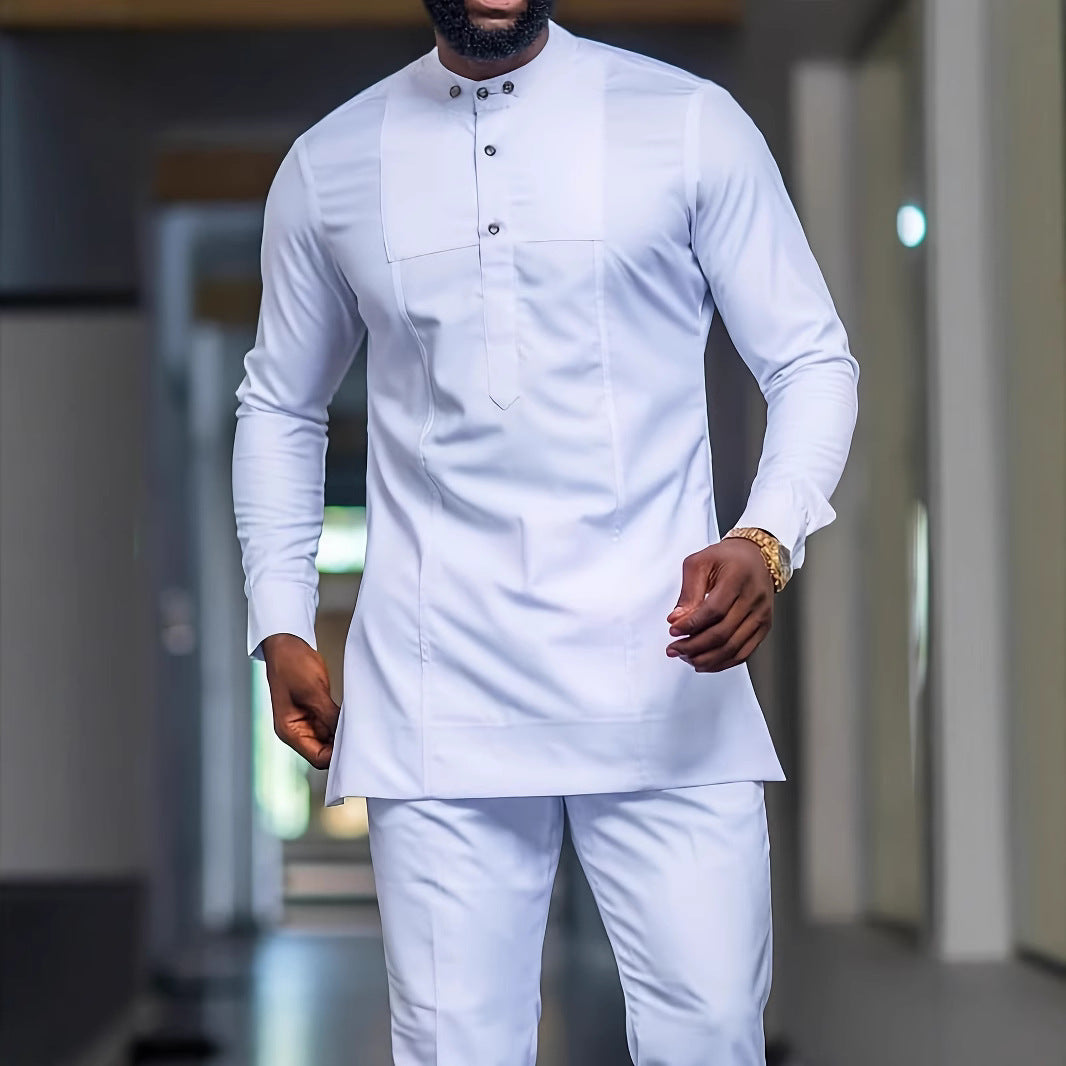 African Ethnic Style Men's Fashion Long Sleeve