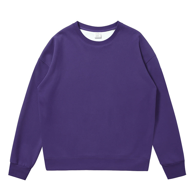 Non-gender Earth Color Round Neck Sweatshirts