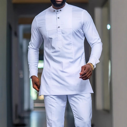 African Ethnic Style Men's Fashion Long Sleeve