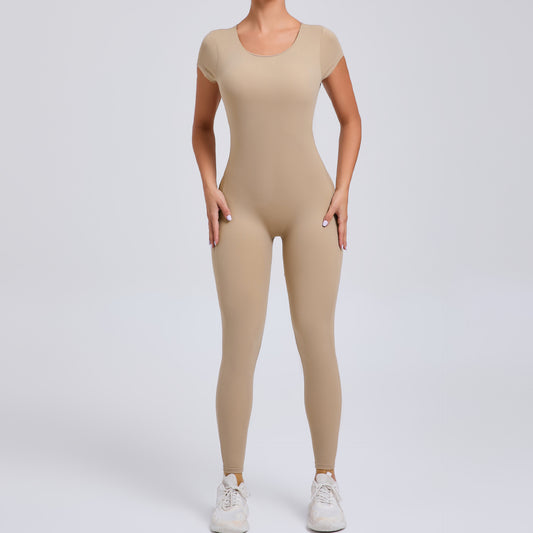 Tight Fitness Jumpsuit