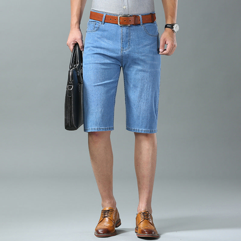 Thin Ice Silk Men's Stretch Denim Jeans