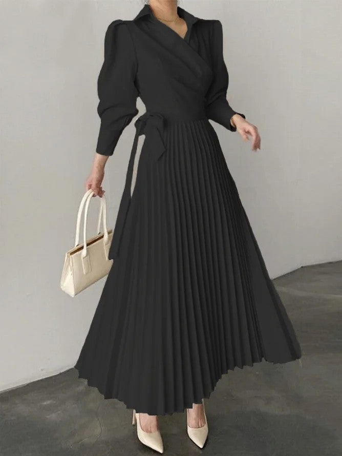Women's Commute Pleated Dress
