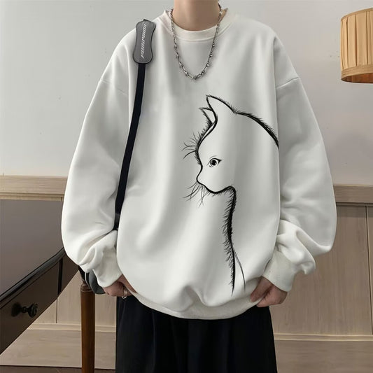 Men's Round Neck Long Sleeve Sweater