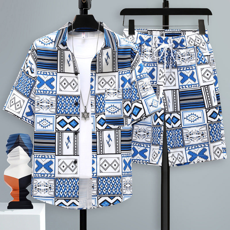 Men's Cool Shorts Two-piece Set