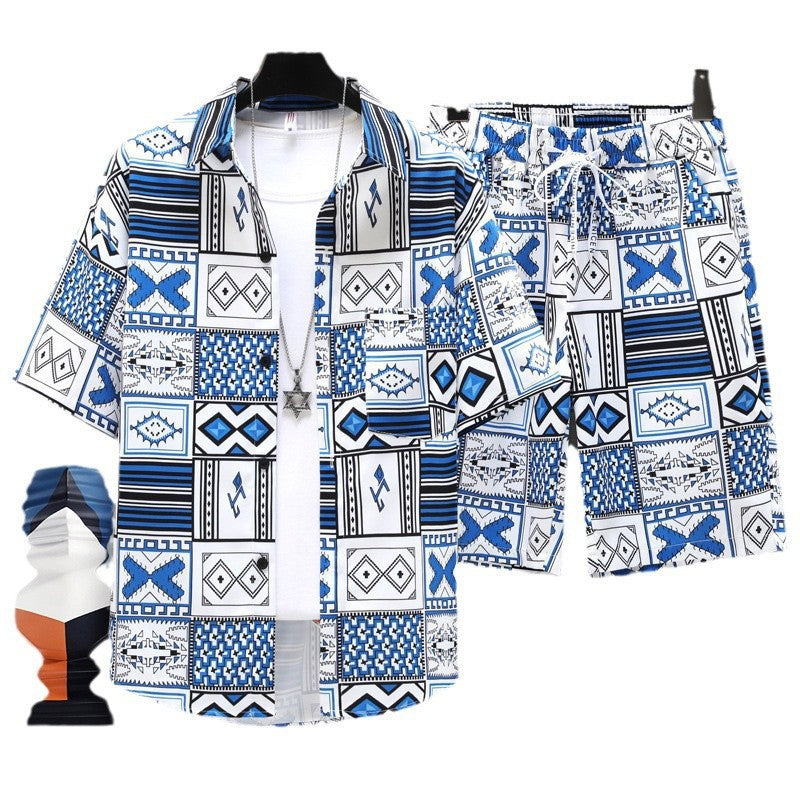 Men's Cool Shorts Two-piece Set