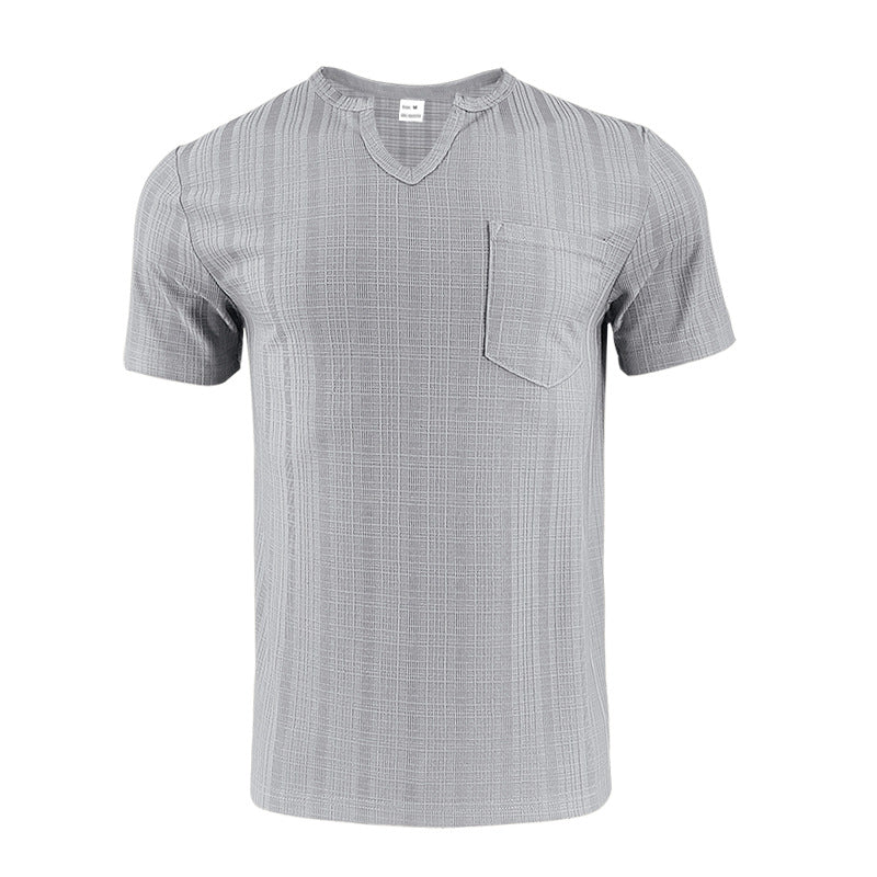 Artificial Linen Bamboo Loose Sleeve T-Shirt