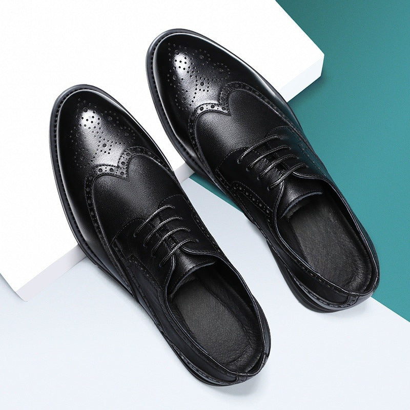 Brogue Leather Shoes Men