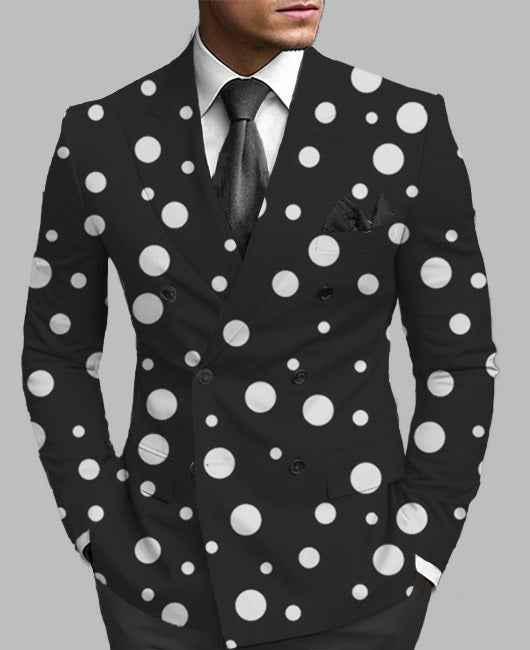 Men's Posterior Median Split Suit Jacket